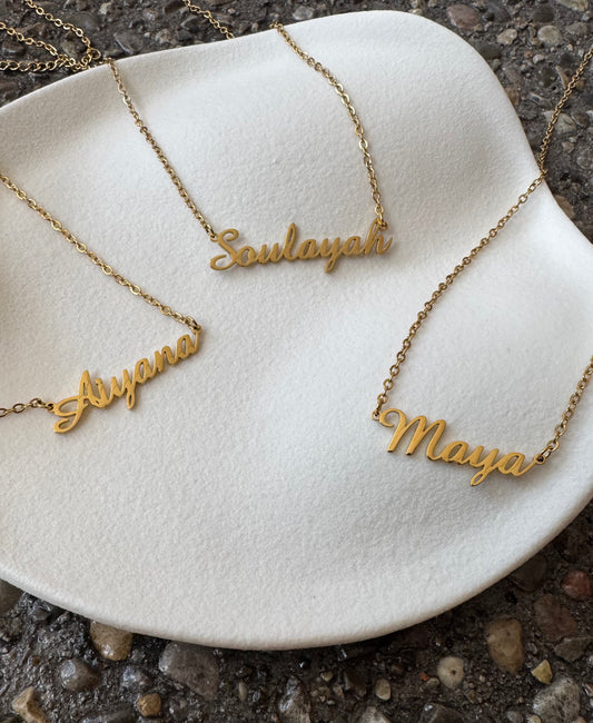 MAYA NAME NECKLACE