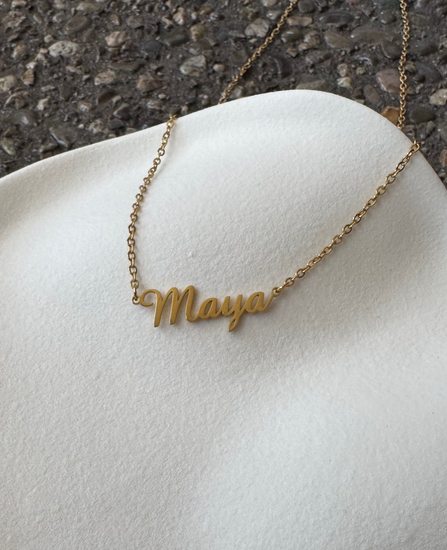 MAYA NAME NECKLACE